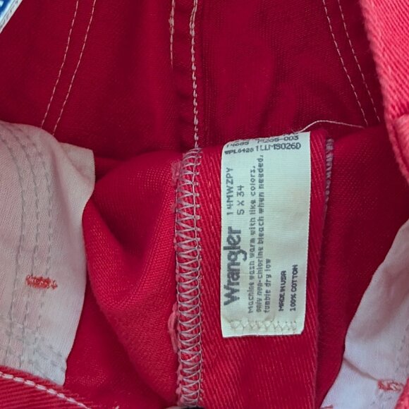 WRANGLER RED WASH VNTAGE 1970s/80s JEANS - Picture 4 of 5